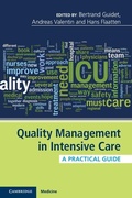 Cover: Quality Management in Intensive Care - Cambridge University Press