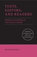 Cover: Texts, Editors, and Readers - Cambridge University Press