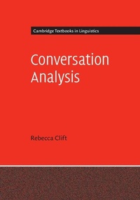 Enlarge image Cover: Conversation Analysis - Cambridge University Press