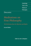 Cover: Descartes: Meditations on First Philosophy - Cambridge University Press