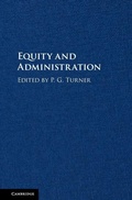 Cover: Equity and Administration - Cambridge University Press