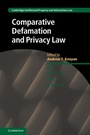 Cover: Comparative Defamation and Privacy Law - Cambridge University Press