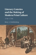 Cover: Literary Coteries and the Making of Modern Print Culture - Cambridge University Press