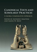 Cover: Canonical Texts and Scholarly Practices - Cambridge University Press
