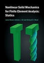Cover: Nonlinear Solid Mechanics for Finite Element Analysis: Statics - Cambridge University Press
