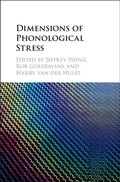 Cover: Dimensions of Phonological Stress - Cambridge University Press
