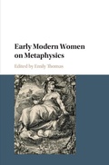 Cover: Early Modern Women on Metaphysics - Cambridge University Press
