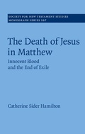 Cover: Death of Jesus in Matthew - Cambridge University Press