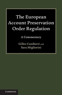 Enlarge image Cover: European Account Preservation Order Regulation - Cambridge University Press