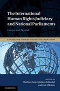 Cover: International Human Rights Judiciary and National Parliaments - Cambridge University Press