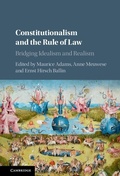 Cover: Constitutionalism and the Rule of Law - Cambridge University Press