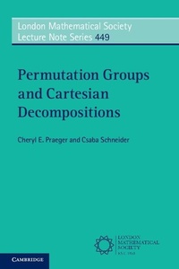 Abbildung von: Permutation Groups and Cartesian Decompositions - Cambridge University Press