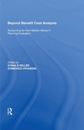 Cover: Beyond Benefit Cost Analysis - Routledge