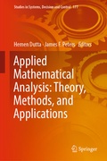 Cover: Applied Mathematical Analysis: Theory, Methods, and Applications - Springer