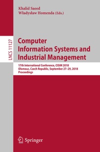 Enlarge image Cover: Computer Information Systems and Industrial Management - Springer