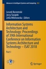 Cover: Information Systems Architecture and Technology: Proceedings of 39th International Conference on Information Systems Architecture and Technology - ISAT 2018 - Springer