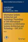 Cover: Information Systems Architecture and Technology: Proceedings of 39th International Conference on Information Systems Architecture and Technology - ISAT 2018 - Springer