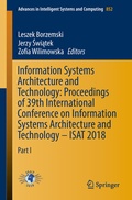 Cover: Information Systems Architecture and Technology: Proceedings of 39th International Conference on Information Systems Architecture and Technology - ISAT 2018 - Springer