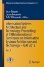 Cover: Information Systems Architecture and Technology: Proceedings of 39th International Conference on Information Systems Architecture and Technology - ISAT 2018 - Springer