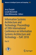 Cover: Information Systems Architecture and Technology: Proceedings of 39th International Conference on Information Systems Architecture and Technology - ISAT 2018 - Springer