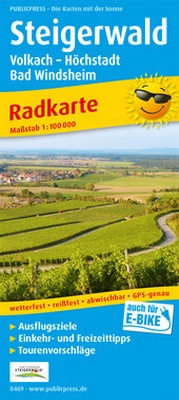 Abbildung von: Steigerwald, Volkach - Höchstadt, Bad Windsheim - Freytag-Berndt und ARTARIA