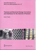 Cover: Thermal and Electrical Energy Converters and Interfaces for the Internet of Humans - Hartung-Gorre