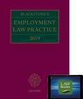 Cover: Blackstone's Employment Law Practice 2019 (book and digital pack) - Oxford University Press