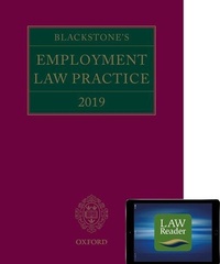 Abbildung von: Blackstone's Employment Law Practice 2019 (book and digital pack) - Oxford University Press