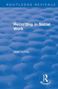 Enlarge image Cover: Recording in Social Work - Routledge