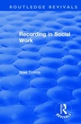 Cover: Recording in Social Work - Routledge