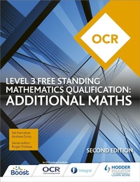 Enlarge image Cover: OCR Level 3 Free Standing Mathematics Qualification: Additional Maths (2nd edition) - Hodder Education