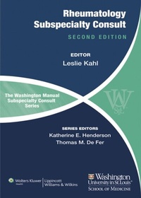 Abbildung von: Washington Manual of Rheumatology Subspecialty Consult - WOLTERS KLUWER HEALTH