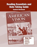Cover: The American Vision: Modern Times, Reading Essentials and Note-Taking Guide - McGraw-Hill Inc.,US