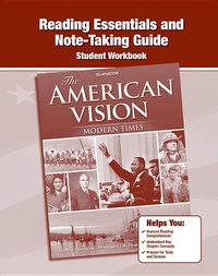 Enlarge image Cover: The American Vision: Modern Times, Reading Essentials and Note-Taking Guide - McGraw-Hill Inc.,US