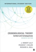 Cover: Criminological Theory - International Student Edition - SAGE Publications Inc