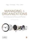 Cover: Managing and Organizations - SAGE Publications Ltd