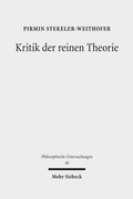 Cover: Kritik der reinen Theorie - Mohr Siebeck