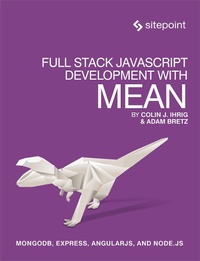 Enlarge image Cover: Full Stack JavaScript Development With MEAN - Sitepoint