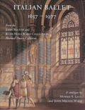 Cover: Italian Ballet, 1637-1977 - Houghton Library of the Harvard College Library
