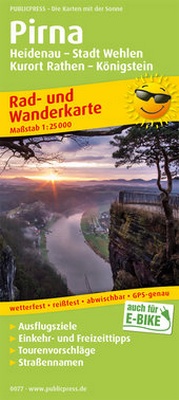 Abbildung von: Pirna, Heidenau - Stadt Wehlen - Kurort Rathen - Königstein - Freytag-Berndt und ARTARIA