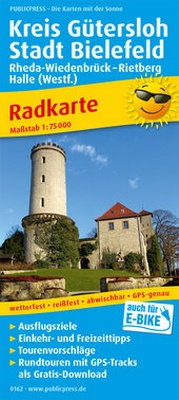 Abbildung von: Kreis Gütersloh - Stadt Bielefeld, Rheda-Wiedenbrück - Rietberg, Halle (Westf.) - Freytag-Berndt und ARTARIA