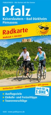 Abbildung von: Pfalz, Kaiserslautern - Bad Dürkheim, Pirmasens - Freytag-Berndt und ARTARIA