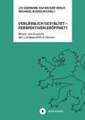 Abbildung von: Verlässlich gestaltet - Perspektiven eröffnet? - Büchner-Verlag
