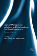 Cover: Electoral Management: Institutions and Practices in an Established Democracy - Routledge