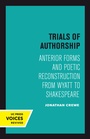 Cover: Trials of Authorship - University of California Press