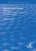 Cover: Right Actions and Good Persons - Routledge