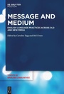 Cover: Message and Medium - De Gruyter Mouton