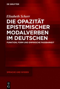 Abbildung von: Die Opazität epistemischer Modalverben im Deutschen - De Gruyter