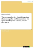 Cover: Thermoplastschneider. Entwicklung einer Marktstrategie fuer den Markteintritt in den spanischen Regionen Albacete, Alicante und Murcia - GRIN Verlag