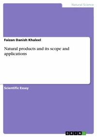 Abbildung von: Natural products and its scope and applications - GRIN Verlag